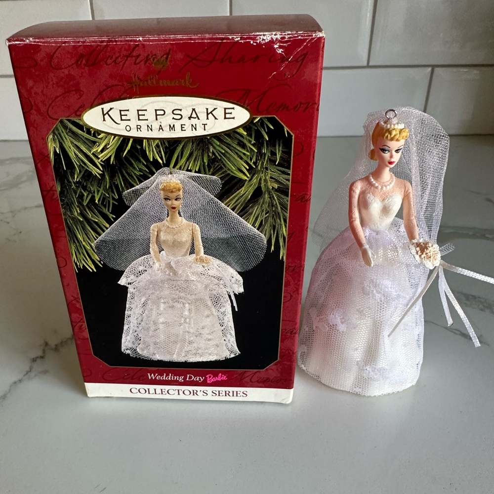 Hallmark 1997 Wedding Day Barbie Ornament